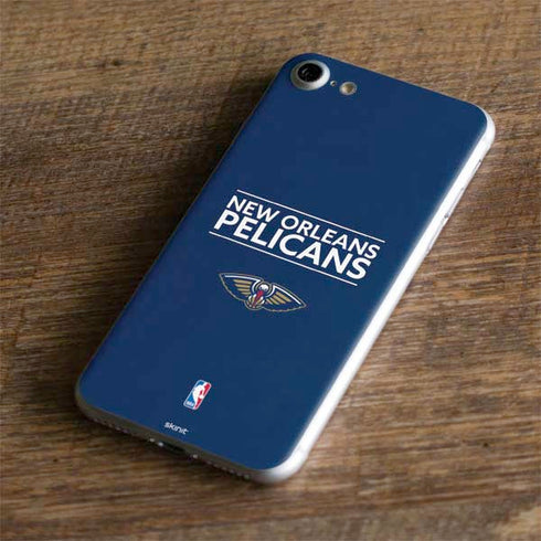 NBA New Orleans Pelicans Standard - Blue iPhone 8 Skin