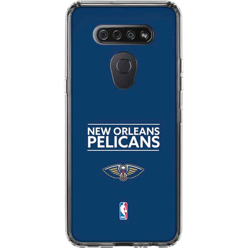 NBA New Orleans Pelicans Standard - Blue LG K51/Q51 Clear Case