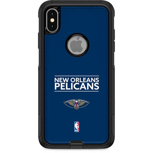 NBA New Orleans Pelicans Standard - Blue Otterbox Commuter iPhone Skin
