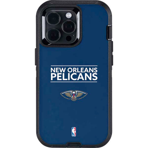 NBA New Orleans Pelicans Standard - Blue Otterbox Defender iPhone Skin
