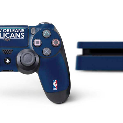 NBA New Orleans Pelicans Standard - Blue PS4 Slim Bundle Skin