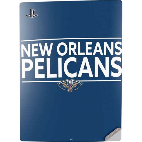 NBA New Orleans Pelicans Standard - Blue PS5 Digital Edition Console Skin