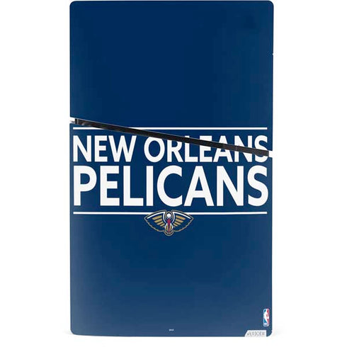 NBA New Orleans Pelicans Standard - Blue PS5 Slim Digital Edition Bundle Skin