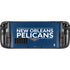 NBA New Orleans Pelicans Standard - Blue Steam Deck Handheld Gaming Computer Skin