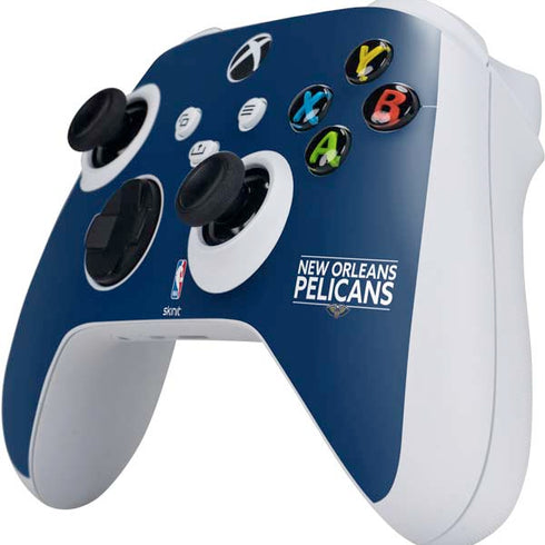 NBA New Orleans Pelicans Standard - Blue Xbox Series S Controller Skin