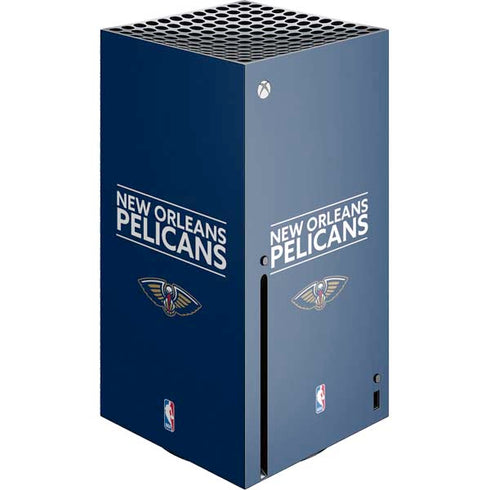 NBA New Orleans Pelicans Standard - Blue Xbox Series X Console Skin