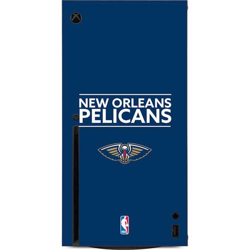 NBA New Orleans Pelicans Standard - Blue Xbox Series X Console Skin