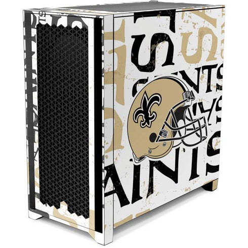 NFL New Orleans Saints - Blast Corsair 4000D Tempered Glass Mid-Tower ATX Case Skin