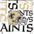 NFL New Orleans Saints - Blast Corsair 4000D Tempered Glass Mid-Tower ATX Case Skin