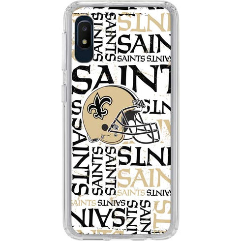 NFL New Orleans Saints - Blast Galaxy A10e Clear Case