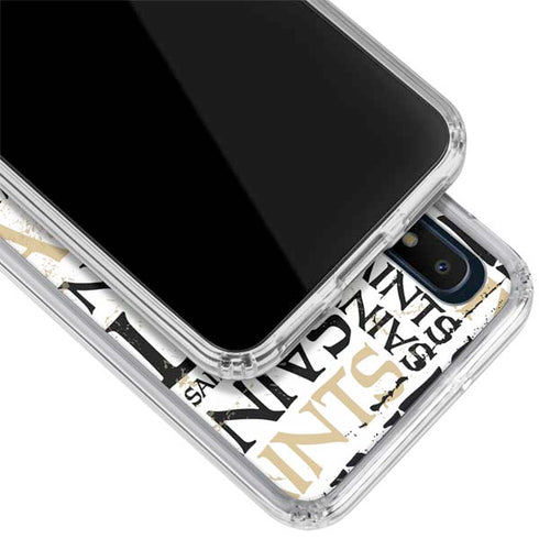 NFL New Orleans Saints - Blast Galaxy A10e Clear Case