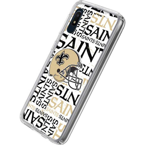 NFL New Orleans Saints - Blast Galaxy A10e Clear Case