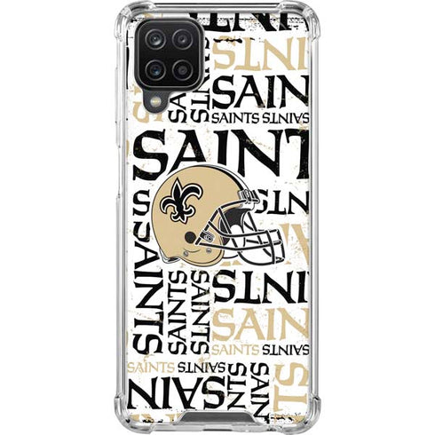 NFL New Orleans Saints - Blast Galaxy A12 Clear Case