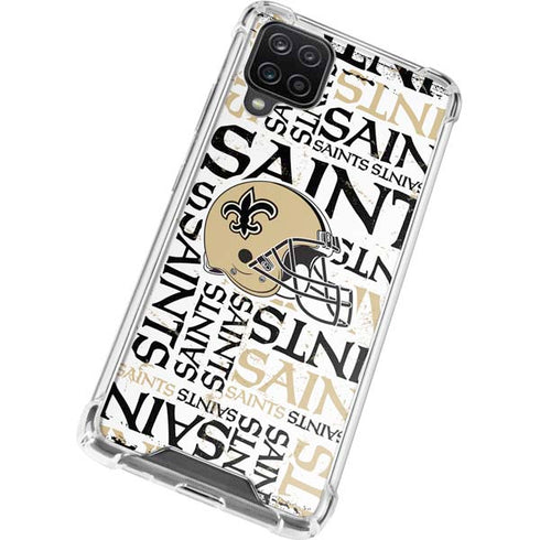 NFL New Orleans Saints - Blast Galaxy A12 Clear Case