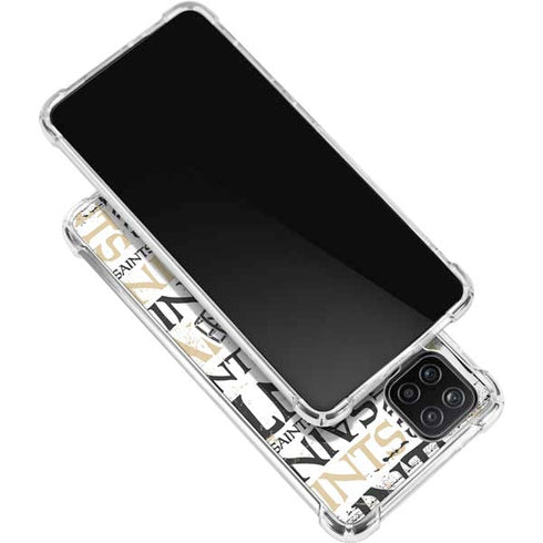 NFL New Orleans Saints - Blast Galaxy A12 Clear Case