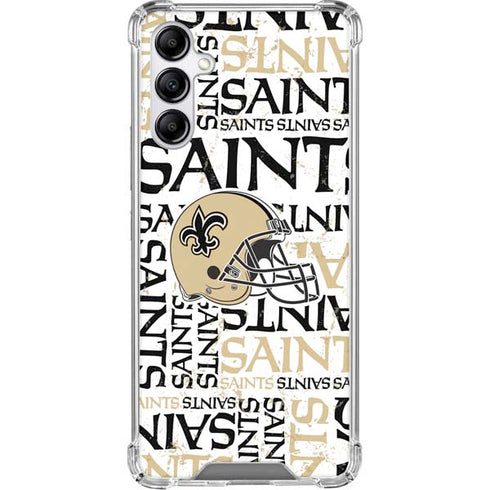 NFL New Orleans Saints - Blast Galaxy A15 5G Clear Case