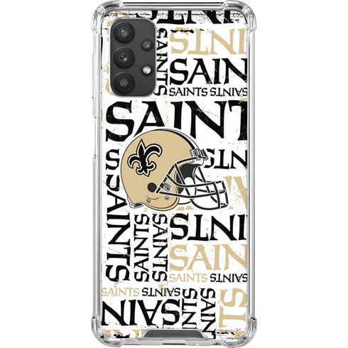 NFL New Orleans Saints - Blast Galaxy A32 5G Clear Case
