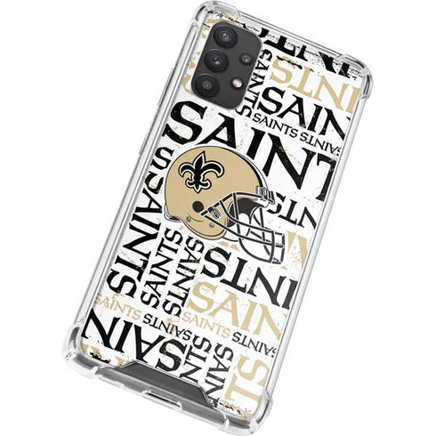 NFL New Orleans Saints - Blast Galaxy A32 5G Clear Case