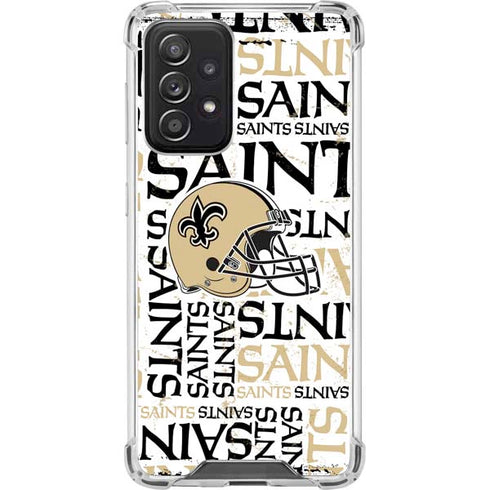 NFL New Orleans Saints - Blast Galaxy A52 5G Clear Case