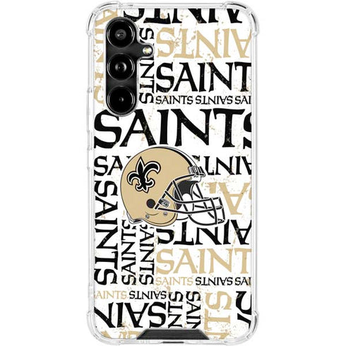 NFL New Orleans Saints - Blast Galaxy A54 5G Clear Case