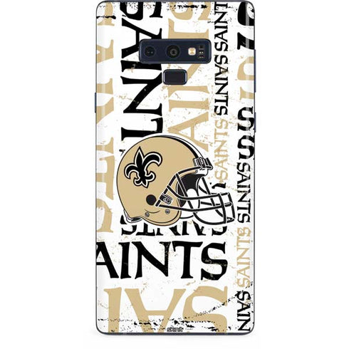 NFL New Orleans Saints - Blast Galaxy Note 9 Skin