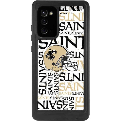 NFL New Orleans Saints - Blast Galaxy Note20 5G Waterproof Case