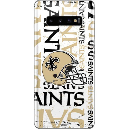 NFL New Orleans Saints - Blast Galaxy S10 Plus Skin