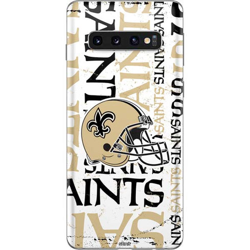 NFL New Orleans Saints - Blast Galaxy S10 Skin