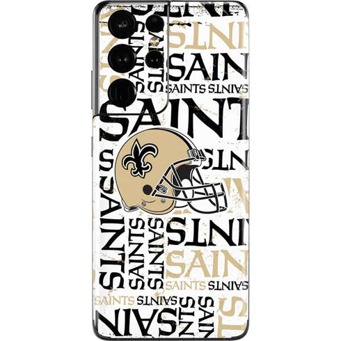 NFL New Orleans Saints - Blast Galaxy S21 Ultra 5G Skin