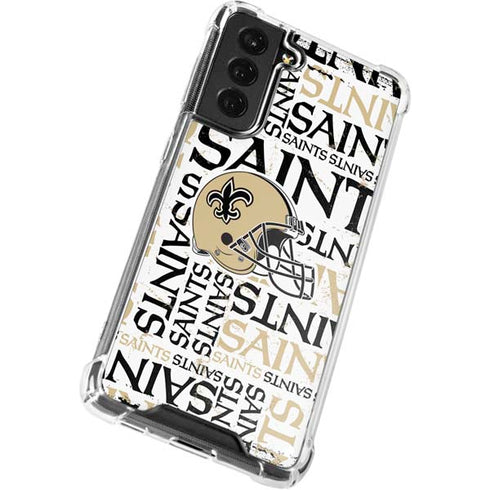 NFL New Orleans Saints - Blast Galaxy S22 Clear Case