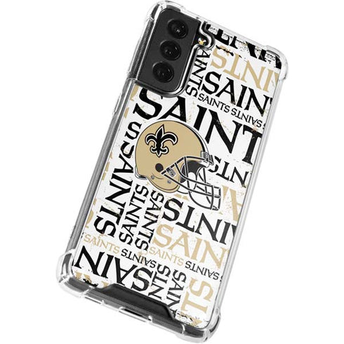NFL New Orleans Saints - Blast Galaxy S22 Plus Clear Case