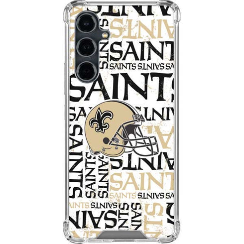 NFL New Orleans Saints - Blast Galaxy S23 FE Clear Case