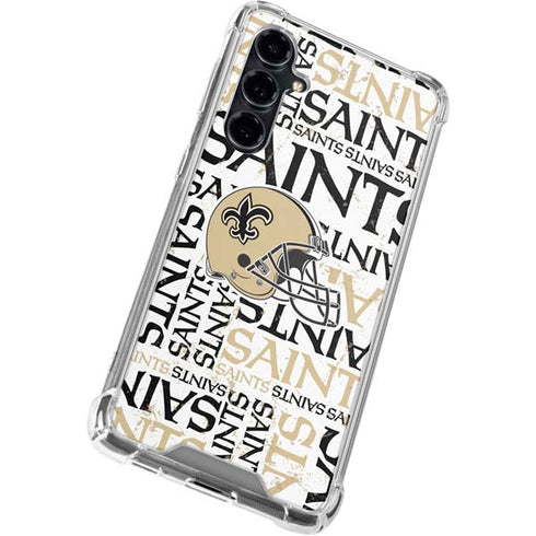 NFL New Orleans Saints - Blast Galaxy S23 FE Clear Case