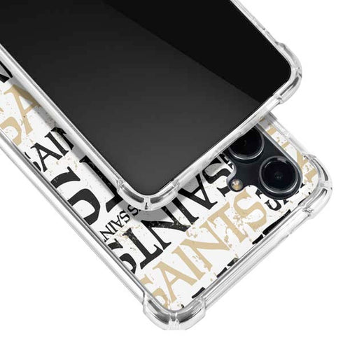 NFL New Orleans Saints - Blast Galaxy S23 FE Clear Case