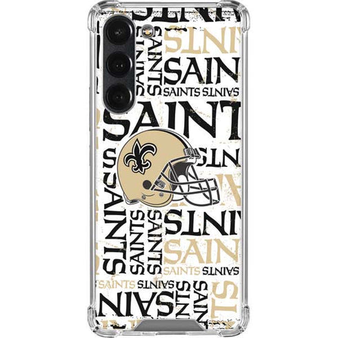 NFL New Orleans Saints - Blast Galaxy S23 Plus Clear Case
