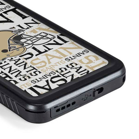 NFL New Orleans Saints - Blast Galaxy S23 Plus Waterproof Case