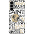 NFL New Orleans Saints - Blast Galaxy S24 Plus Clear Case