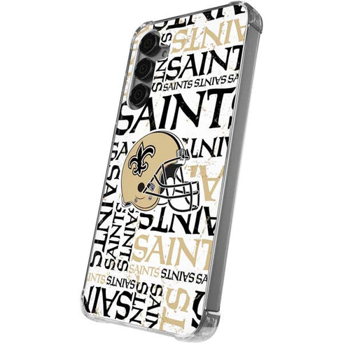 NFL New Orleans Saints - Blast Galaxy S24 Plus Clear Case