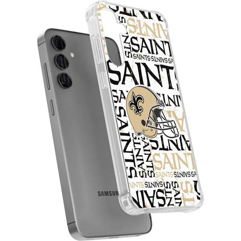 NFL New Orleans Saints - Blast Galaxy S24 Plus Clear Case
