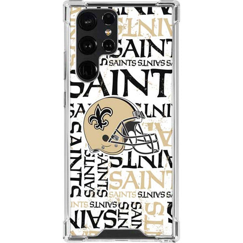 NFL New Orleans Saints - Blast Galaxy S24 Ultra Clear Case