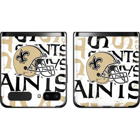 NFL New Orleans Saints - Blast Galaxy Z Flip Skin