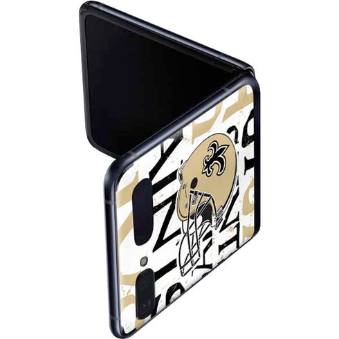 NFL New Orleans Saints - Blast Galaxy Z Flip Skin
