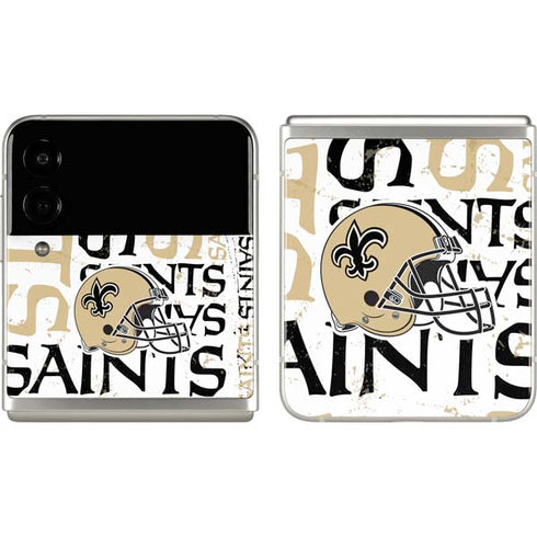 NFL New Orleans Saints - Blast Galaxy Z Flip3 5G Skin
