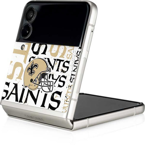 NFL New Orleans Saints - Blast Galaxy Z Flip3 5G Skin