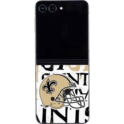 NFL New Orleans Saints - Blast Galaxy Z Flip5 5G Skin
