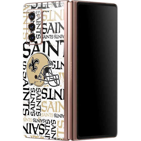 NFL New Orleans Saints - Blast Galaxy Z Fold2 5G Skin