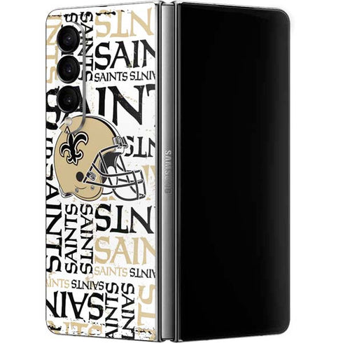 NFL New Orleans Saints - Blast Galaxy Z Fold4 5G Skin