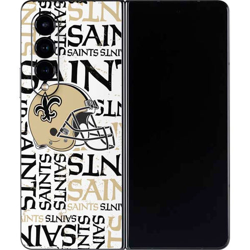 NFL New Orleans Saints - Blast Galaxy Z Fold4 5G Skin