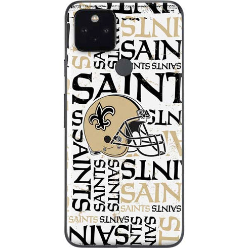 NFL New Orleans Saints - Blast Google Pixel 5a Skin