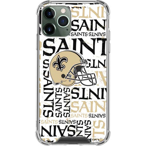 NFL New Orleans Saints - Blast iPhone 11 Pro Max Clear Case
